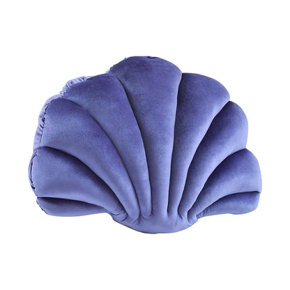 Sea shell velvet throw pillow, adding texture and sophistication to your mermaidcore space.