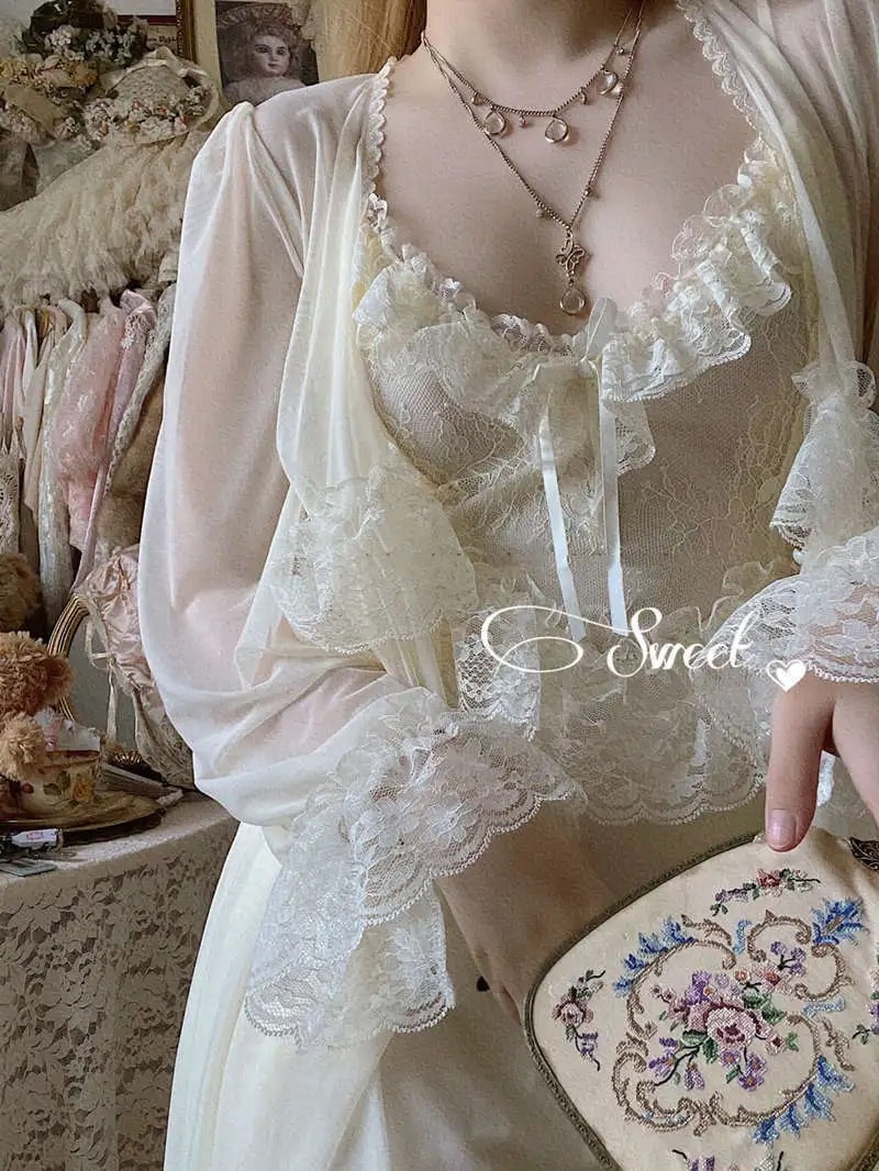 Vintage Silk Rosette Fairy Dress (S) main image 0