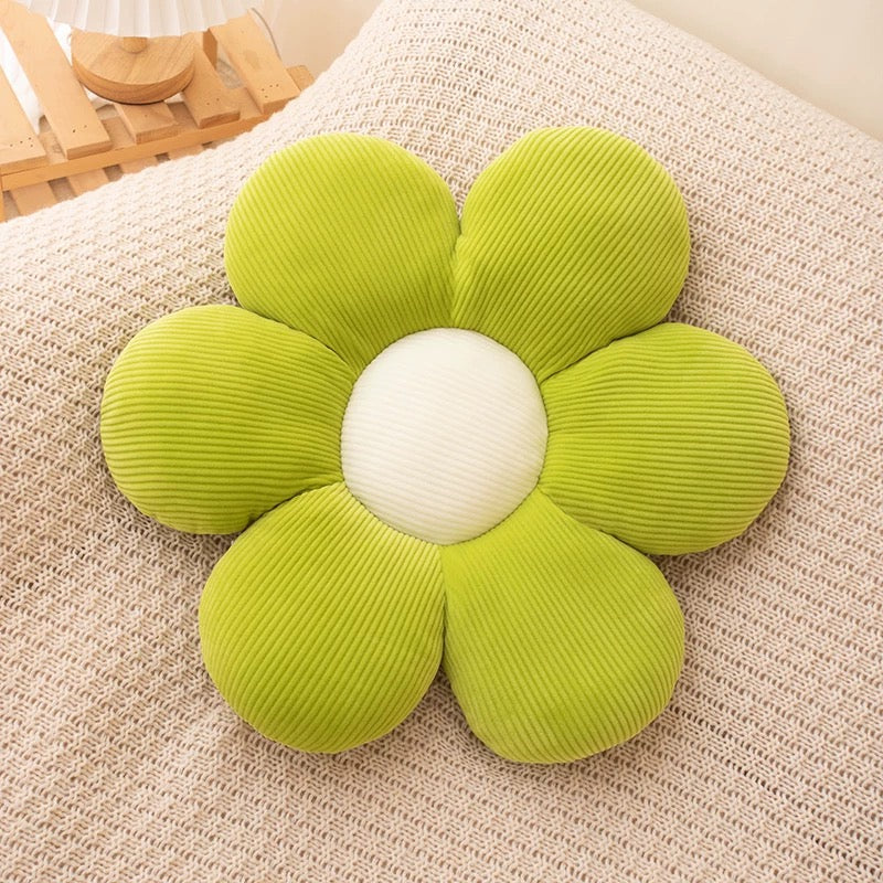 Floral Design Soft Cushion Pillow – Decorative Seat for Chairs and Beds