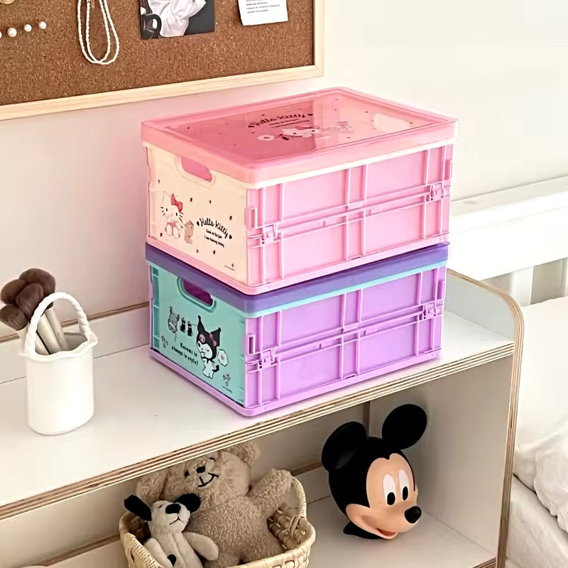 Sanrio Hello Kitty foldable storage factory bin/ organizer Large