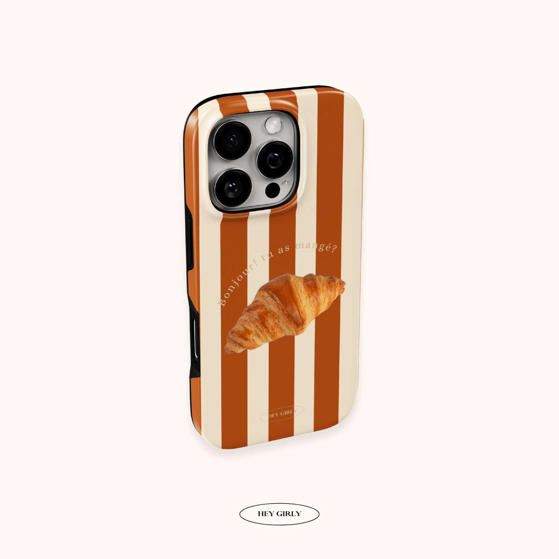 Parisian bakery aesthetic iPhone case for Pinterest-ready photos