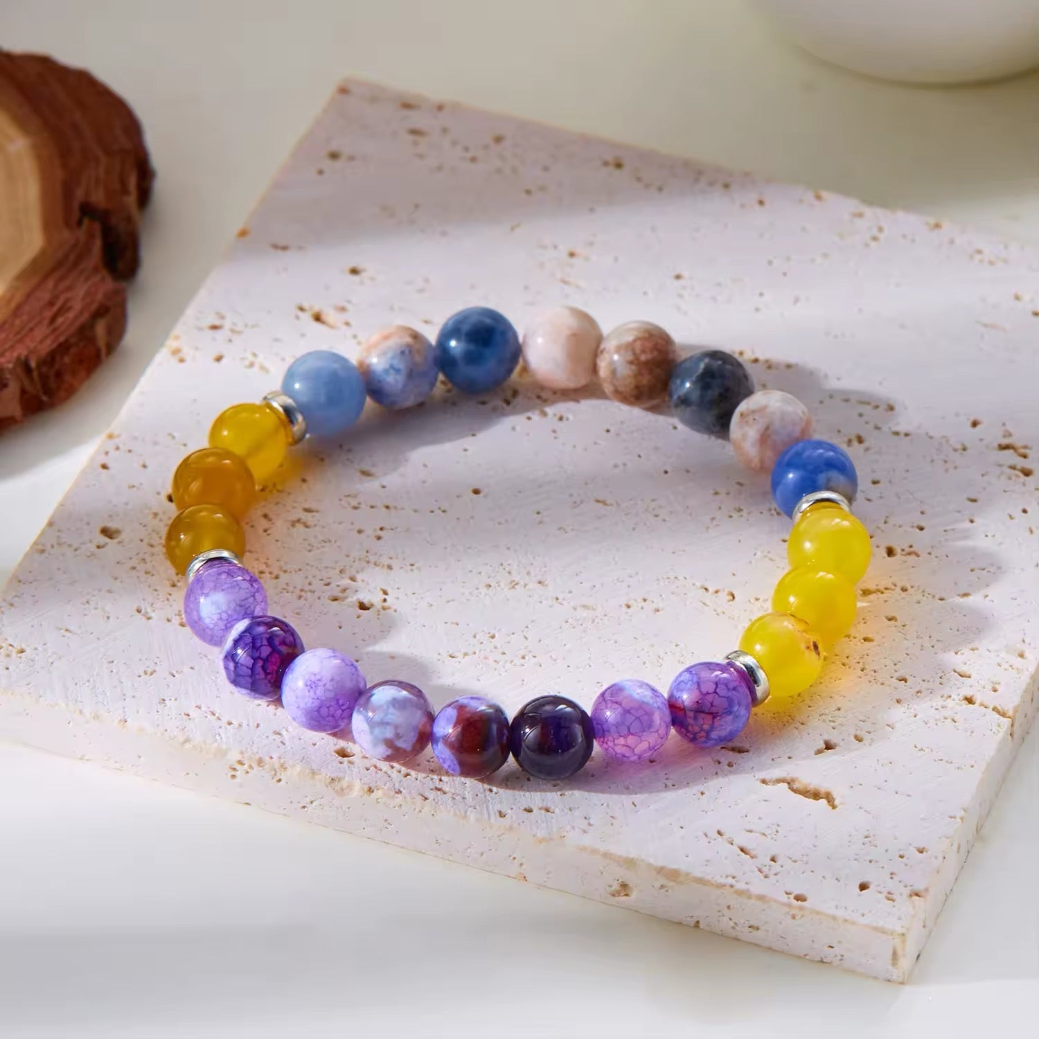 Friendship Jewelry Gift for Her – Natural Stone Bracelet