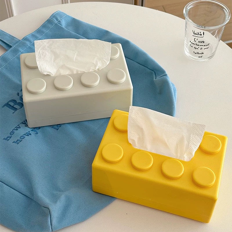 Creative Building Blocks Tissue Box - Tissue Holder for Home
