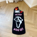 Ghostface tufted rug for Halloween decor