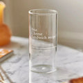 Glass can tumbler for iced coffee lovers