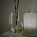 Aromatherapy glass diffuser for essential oils, ideal for relaxing scents