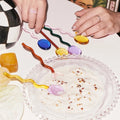 Handmade lollipop glass spoon for tea