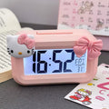 Hello Kitty pink alarm clock for kids' bedroom décor