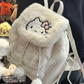 Cute cartoon Hello Kitty backpack on white – ideal birthday gift