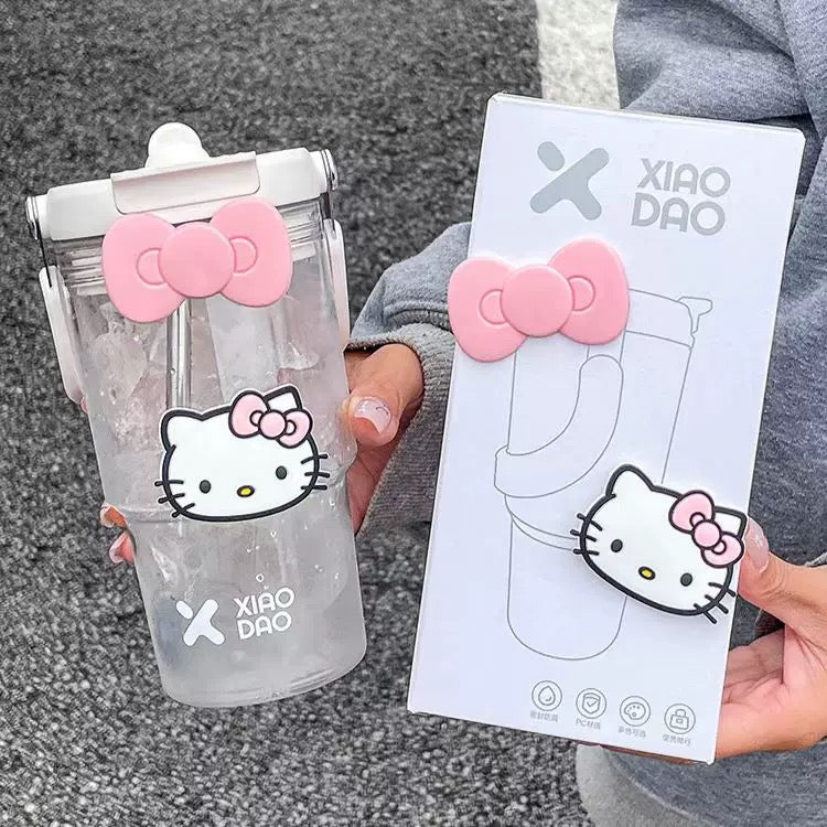 Kawaii Kitty beverage bottle, perfect for fitness and daily use