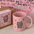 Cute Hello Kitty mug for coffee or tea, kawaii kitchen decor