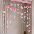 Hello Kitty door curtain set with My Melody theme