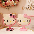 Bling Hello Kitty hand mirror on white – perfect gift for kawaii fans