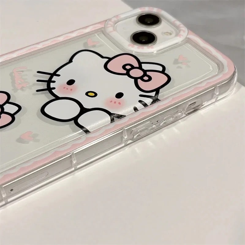 Cute Sanrio Hello Kitty iPhone cover in pink