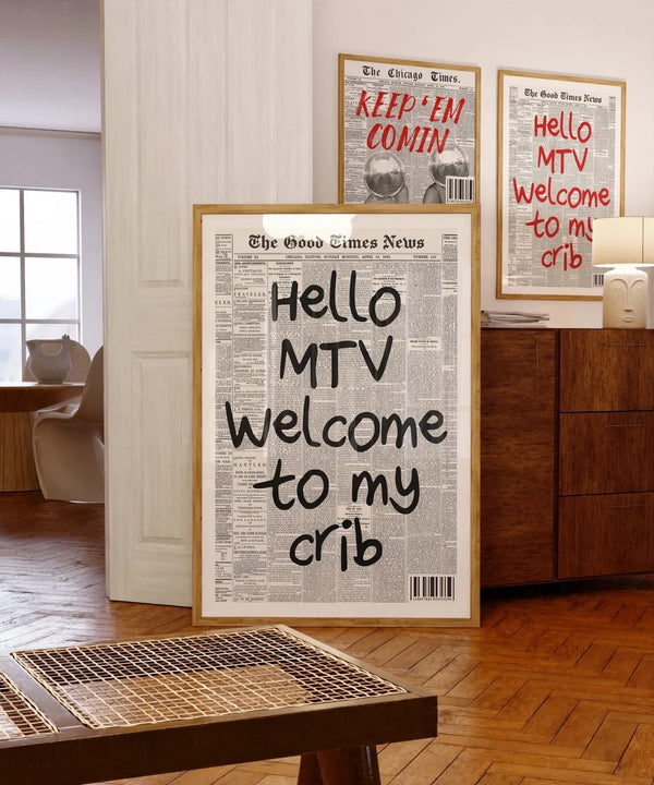 Hello MTV Wall Print