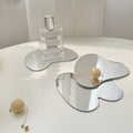 Irregular Mirror Table Mats – Acrylic Coasters for Dining and Home Decor