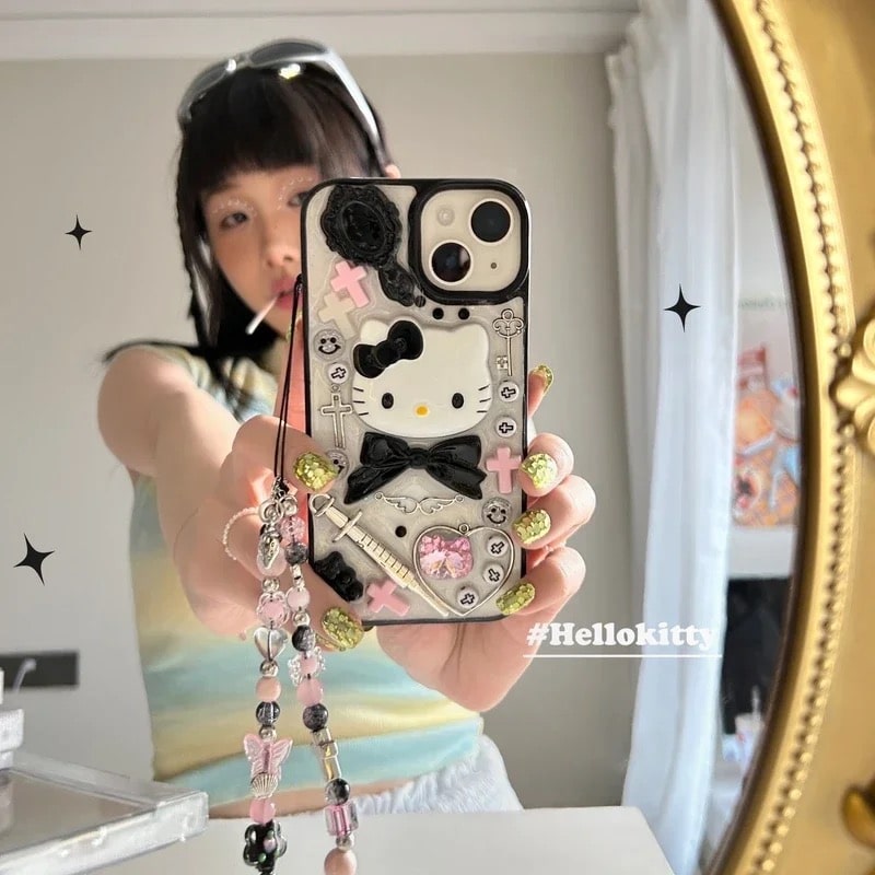 3D Hello Kitty iPhone case kawaii and cute design