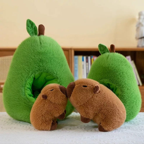Avocado Capybara Plush Toy - TikTok Viral Plush – Avocado Toy Gift