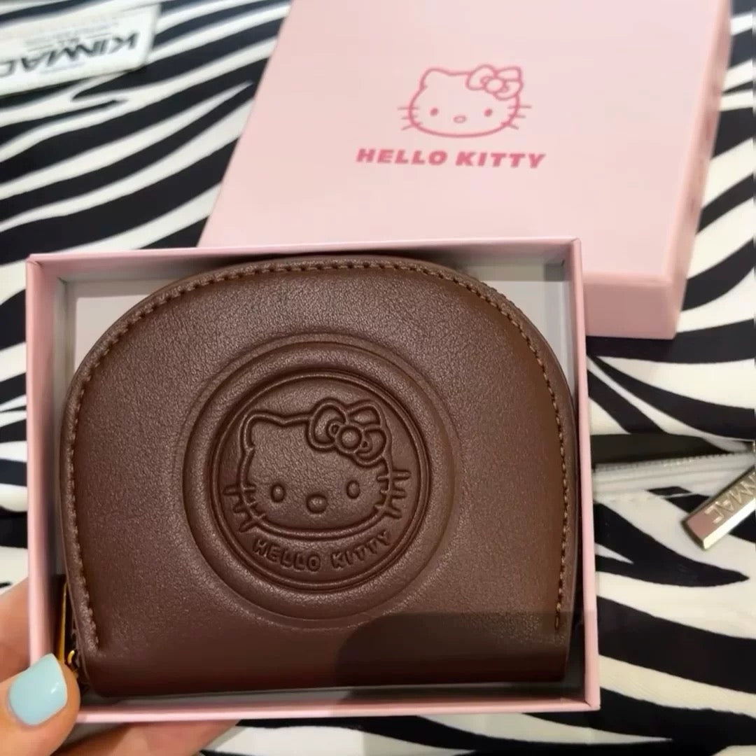 Cute Hello Kitty zippered wallet for birthdays