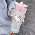 Kawaii fitness bottle featuring Hello Kitty theme