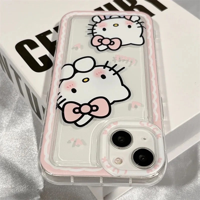 Hello Kitty pink iPhone case with kawaii aesthetic