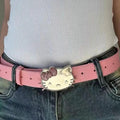 Cute Hello Kitty Y2K fashion belt for women