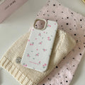 Cottagecore Floral Pink iPhone Case with Coquette Design