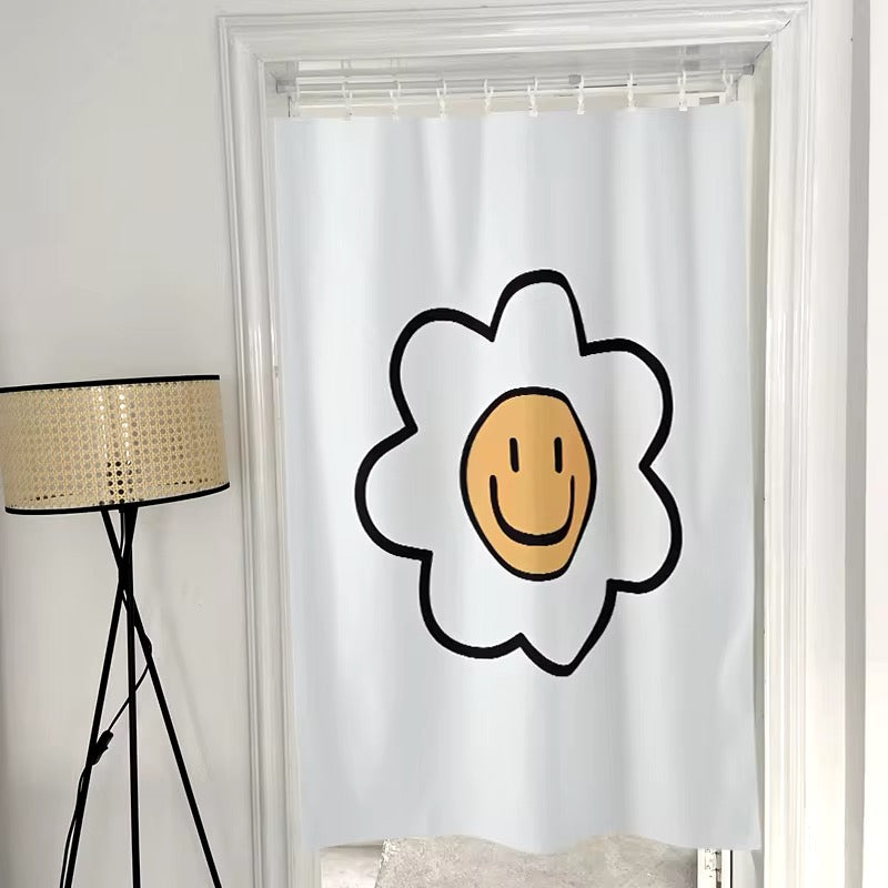 Kawaii pastel curtains for bedroom or living room