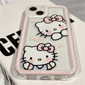 Mirror effect Hello Kitty iPhone case for cat lovers