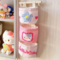 Hello Kitty Fabric Hanging Bag for Layered Jewelry and Toy Organization