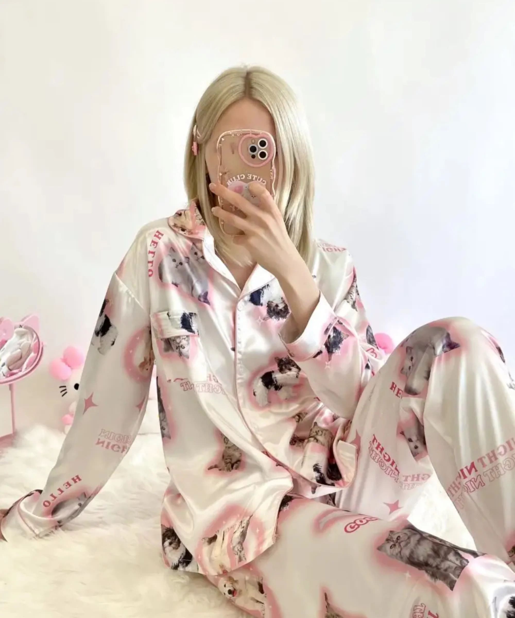 Kawaii pajama set sale