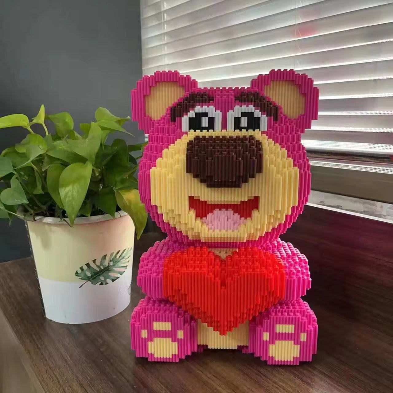 DIY bear building block holiday gift idea