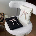 Korean Bow Knot iPad case in pink and black