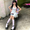 Coquette aesthetic Hello Kitty dress for casual outings