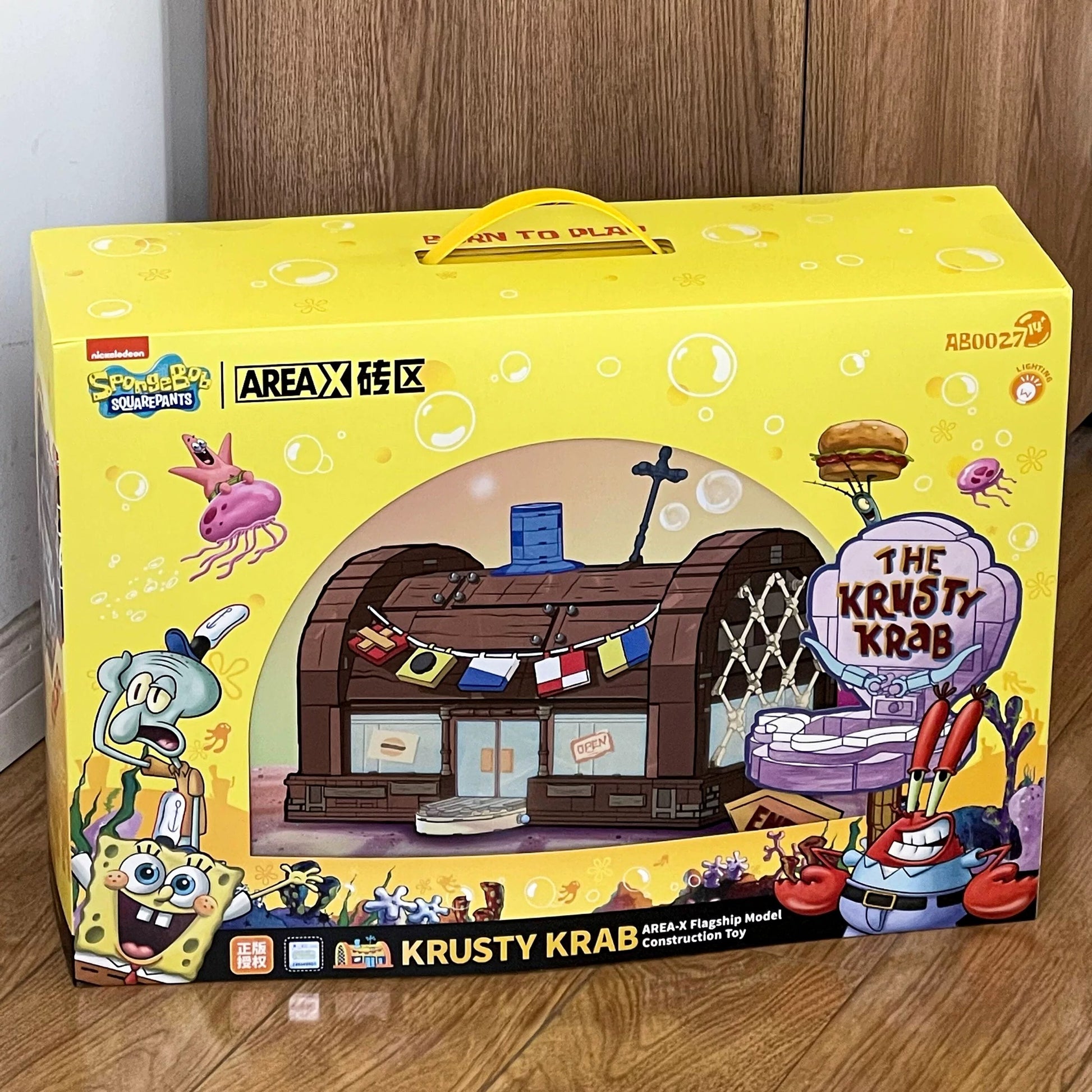 SpongeBob and friends Krusty Krab restaurant building blocks set