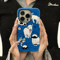 Little lamb iPhone case for iPhone 15 Pro Max, cute coquette style