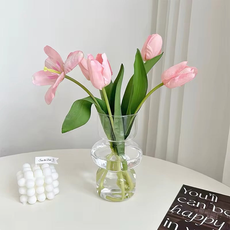 Light Desktop Decoration – Pink Vase