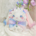 Lolita rabbit bag with pearl chain and lace bow