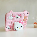 Pink Hello Kitty tablet case for iPad 7th, 8th, and 9th Gen