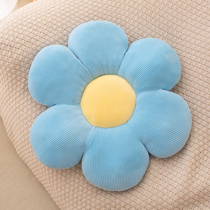 Mermaidcore Flower Cushion Pillow – Aesthetic and Decorative Home Accent