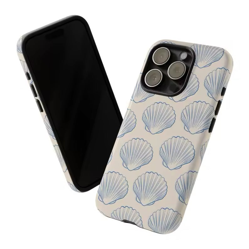 Lightweight protective phone case with coastal girl aesthetic