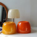 Nordic minimalist orange mushroom table lamp