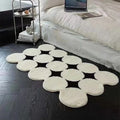 Special-shaped rug with absorbent microfiber material