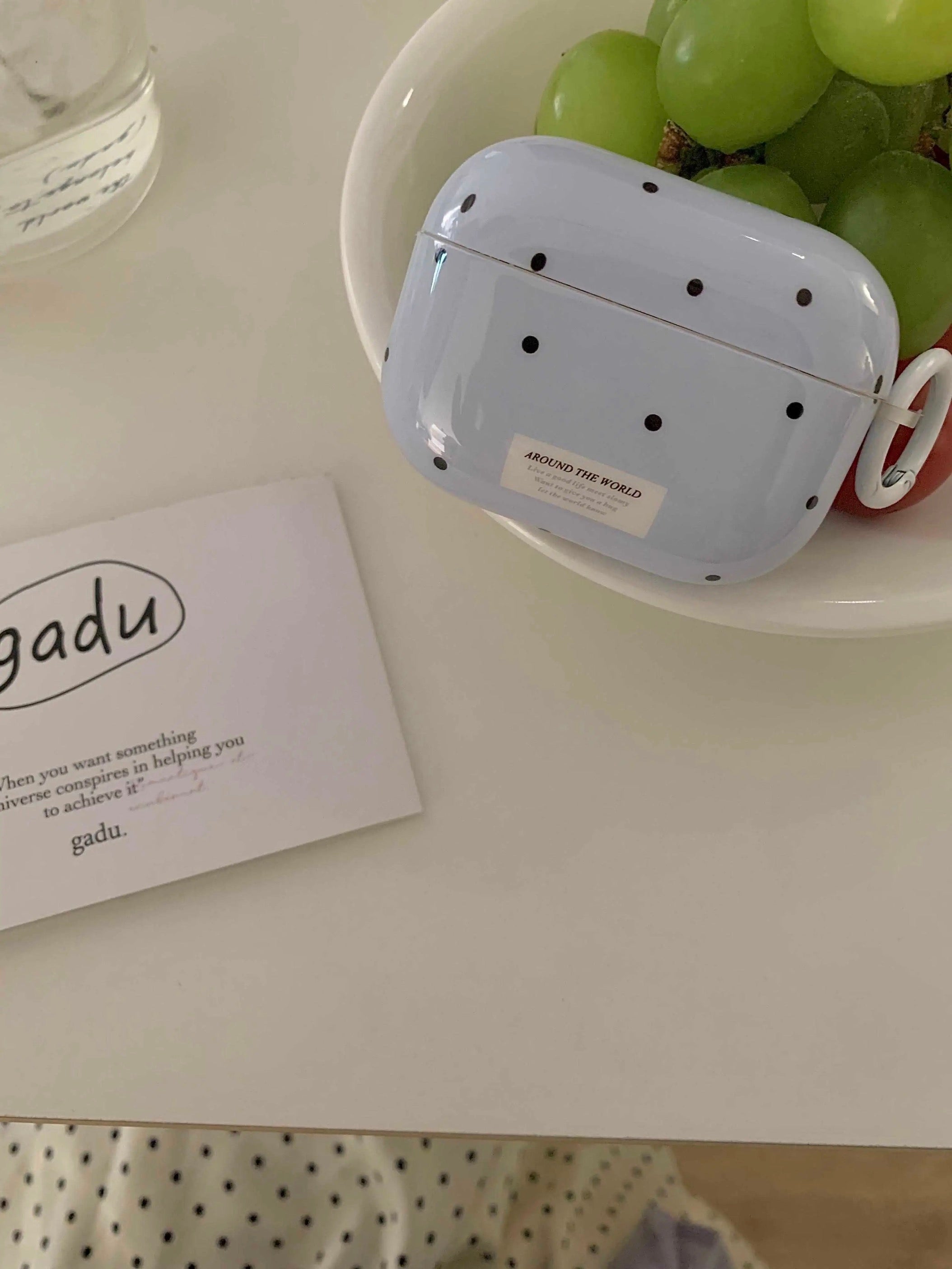 正規品　Apple Case AirPods Blue Dots AirPods Case – Korean Minimalist Cover | Gift for Her