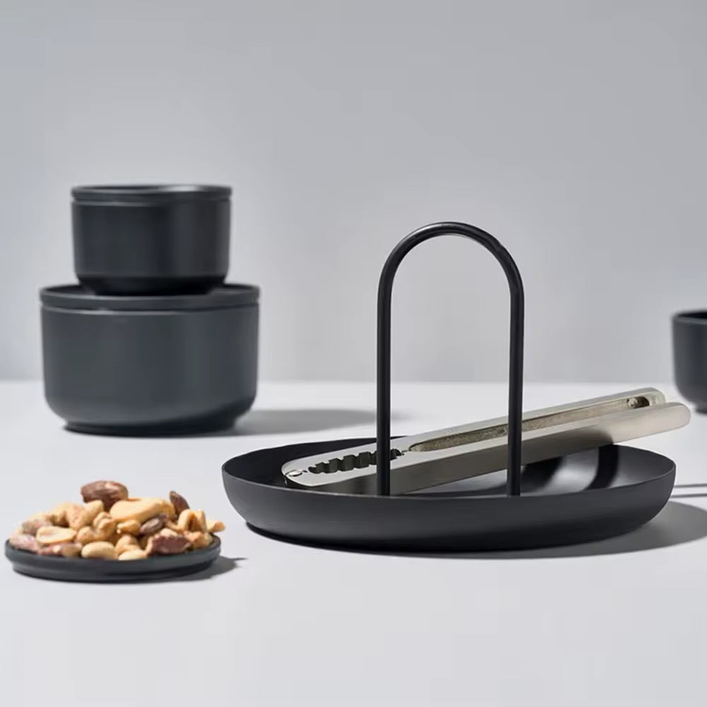 Side view highlighting the integrated handle and smooth aluminum finish.