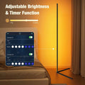 Remote-controlled LED floor lamp for modern game room