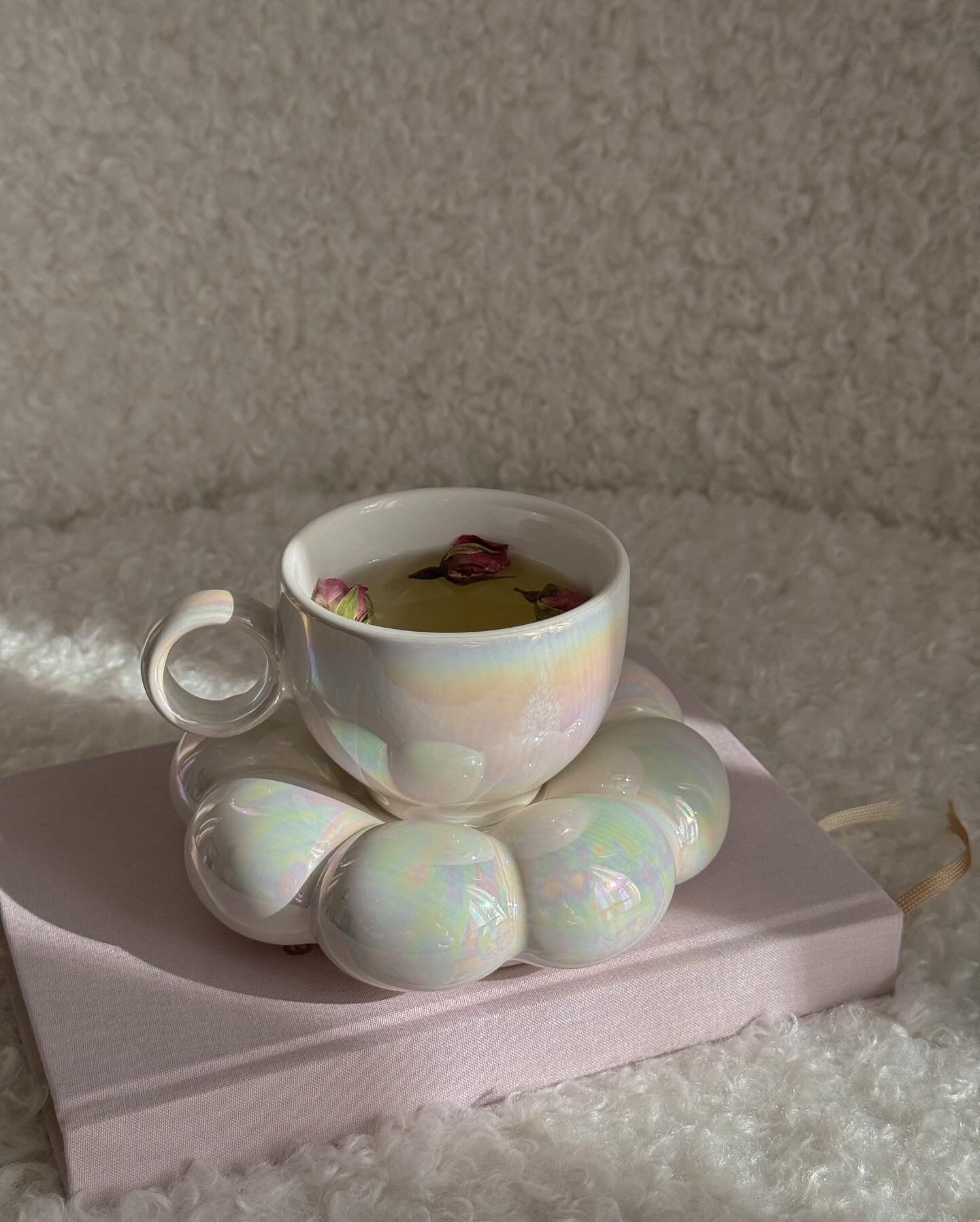 Set De 4 Mugs En Porcelaine Pearl – Couleurs Pastel – 350 Ml – Lavables Au Lave-vaisselle Et Micro-ondes