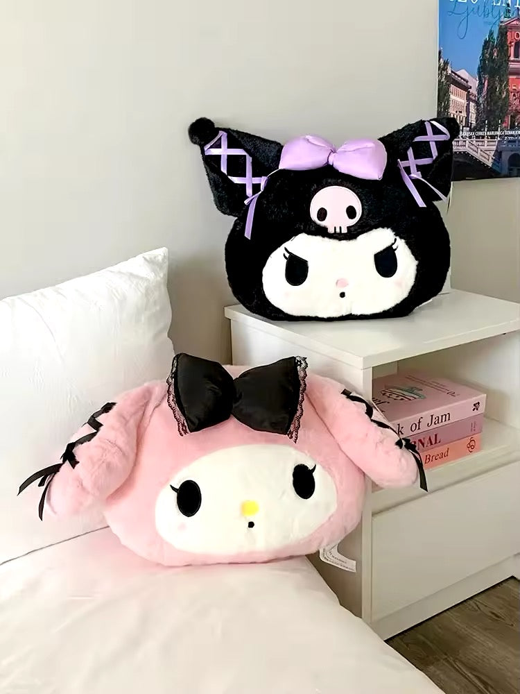 Plush Kuromi doll toy with soft, kawaii design