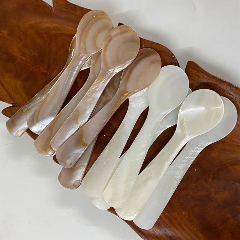 Natural Shell Spoon | Eco-Friendly Mother of Pearl Caviar Spoon