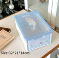 Kuromi and My Melody kawaii storage box with lid